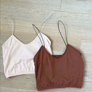Free People Intimately Mini Cropped Tanks XS/S BUNDLE OF 2